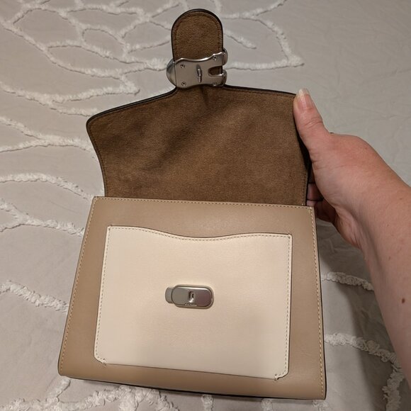 COACH Tabby Top Handle In Colorblock Snakeskin RARE ITEM - Picture 5 of 16